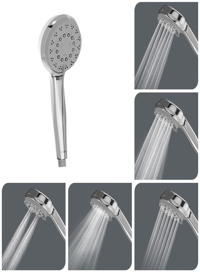 Lorazzo Versa 5-Function Hand Shower for Bathroom | 5-modes water flow | 1-Year Lorazzo Limited Warranty (1 piece handheld shower head only) - Image 1